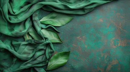 Poster - A dark and dirty texture is featured on this black green grunge background, which also includes a rough green background and copy space for design, ideal for a web banner