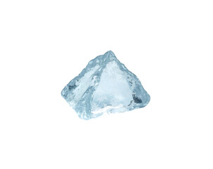 Poster - isolated ice shard, an intricately detailed close-up of frozen water, evoking coldness, purity, and 