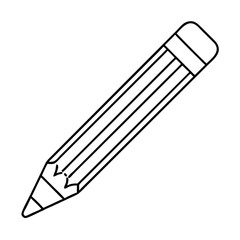 Wall Mural - pencil icon, pencil vector illustration-simple illustration of pencil, perfect for pencil logos and 