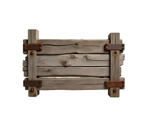 Poster - Rustic Charm, A Weathered Wooden Farm Sign Evoking Nostalgia and Timeless Appeal, Perfect for Adding a Touch of Vintage Authenticity to Design Projects