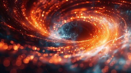 Wall Mural - question close up visual of a conceptual closed loop encapsulating an unanswered a