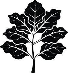 fiddle leaf fig tree silhouette