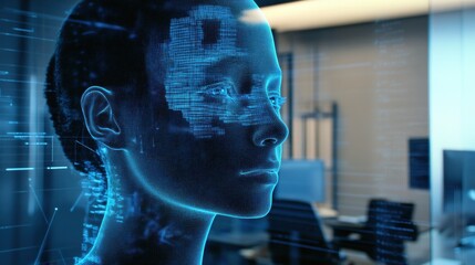 Poster - using a biometric authentication system to access confidential files.