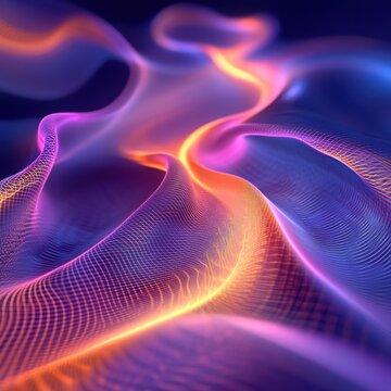 Twisting ripple curves, soft thread on the background