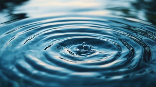 Twisting pull of ripple, soft motion background