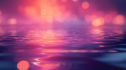Poster - bright pink and purple background creating a vibrant and energetic atmosphere with shimmering reflec