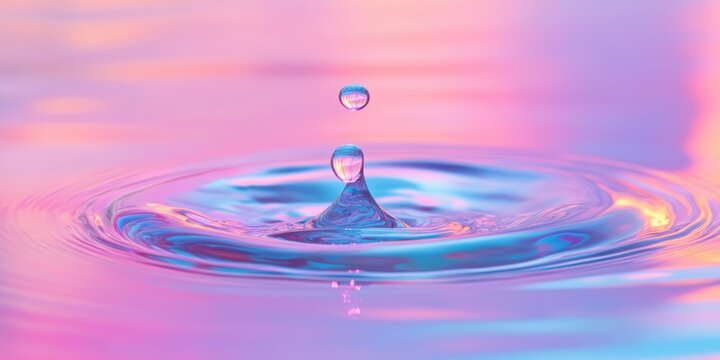 vibrant drop spin, pastel shimmer, background
