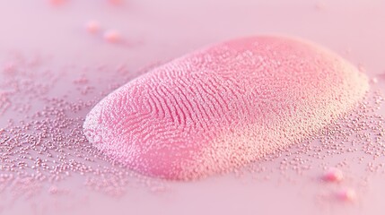 Poster - Abstract Pink Textured Surface 3D Render