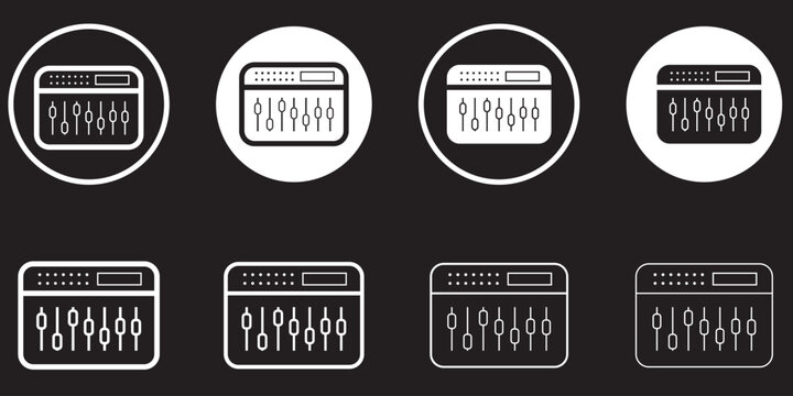 equalizer line icon
