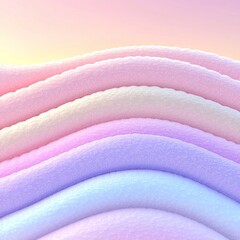 Poster - Pastel Abstract Background with Smooth Wavy Textures
