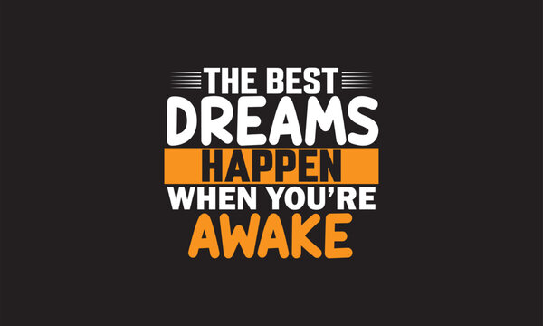 Motivational Typography T-Shirt Design
