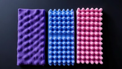 Poster - Two foam balls resting together, often used as props in photography or art projects