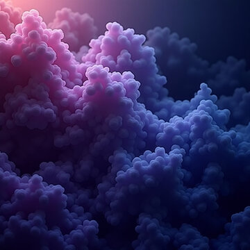 smooth 3D abstract waves background design template