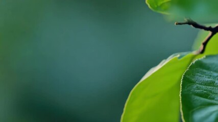 Poster - A close-up view of a butterfly perched on a leaf, showcasing its delicate features