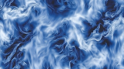 abstract swirling blue and white cloudscape background for design, website, or print