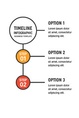 Poster - Vector 3 steps business template incorporating a circular design for timeline infographics