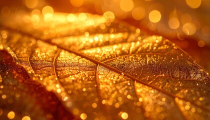close up of beautiful detail of a leaf with abstract colorful background, graphic resource