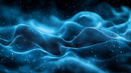 texture and black layered abstract visual with grainy cyan