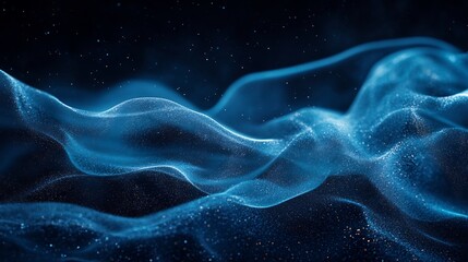 Wall Mural - transitions black digital abstract layer designed to enhance motion sequencing in high end campaign 
