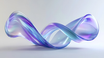 Wall Mural - 3d abstract liquid wave