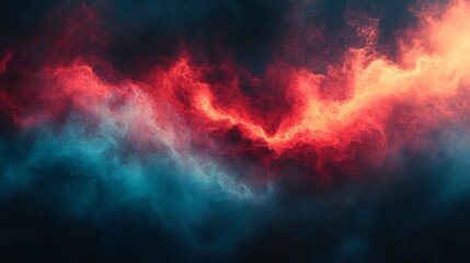 Wall Mural - turquoise black