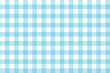 © vicktoriabbk - Seamless gingham pattern in light blue and white squares