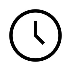 Poster - Clock icon time symbol vector illustration showing hours minutes seconds and schedule management concept