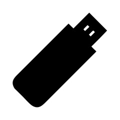 Poster - Download usb drive icon vector illustration of flash drive memory stick storage device for data transfer