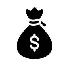 Poster - Illustration of money bag dollar sign wealth and finance concept for business and investment