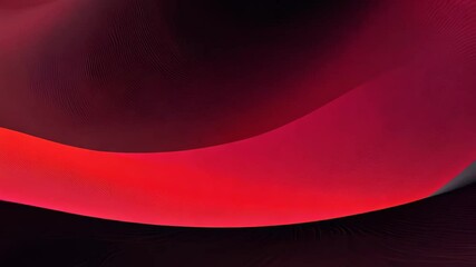 Poster - Red and Black Wavy Lines Motion Background - Seamless 4K Video Loop
