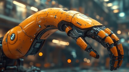 Poster - Futuristic Robotic Arm: A Glimpse into Tomorrow's Technology