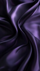 Poster - A Luxurious Purple Dream Abstract Design Wallpaper Evoking Elegance and Sophistication Through Smooth Flowing Curves and Shimmering Fabric Texture Perfect for Artistic Inspiration