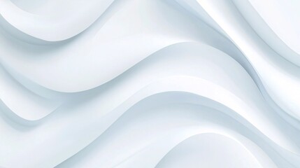Poster - Subtle Elegance a Study in the Graceful Interplay of Light and Shadow Waves a Textured Symphony of Pale Serenity Elegant Fluidity and Sculpted Form