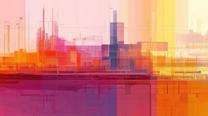 Poster - Interactive heat map of stock market sectors color-coded by daily performance