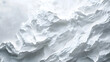 © Ganesha88 - Dynamic textured white landscape abstract art horizontal pure white background minimalist environment