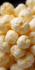 Poster - Up Close With A Single Kernel, A Golden Nugget Of Popcorn. See Its Unique Texture, Ready To Transform. It's A Reminder Of Simple Pleasures, Waiting To Be Enjoyed.