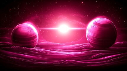 Wall Mural - Abstract pink background design vivid color gradient