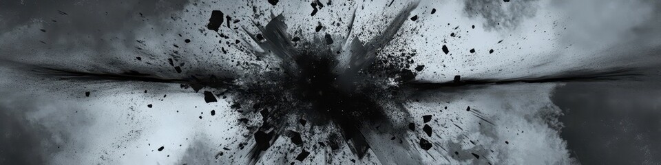 Grey Background Black. Abstract Comic Style Grey Background with Exploding Splash