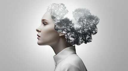 Poster - Ai-driven trader emotional profile builders icon concept illustrating the future of financial decision-making tools