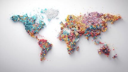 Poster - Futuristic borderless currency lending pools icon concept representing innovative lending access for global finance users