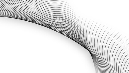 Poster - Tech inspired abstract motion background