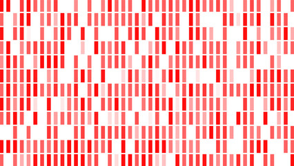 Fototapete - Fluorescent light wall motion graphics background Loop - Red Glow. Monochromatic blinking lines