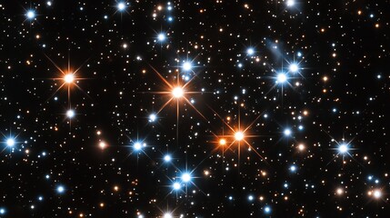 Wall Mural - bright starry night sky celestial space universe cosmic background glimmering stars astronomical gal