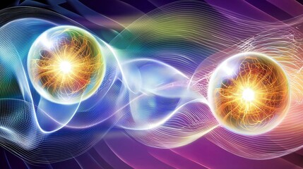 Poster - Colorful abstract background featuring a vibrant display of patterns and colors creating a unique visual experience of artistic expression