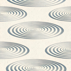 Poster - Zen ink ripple pattern seamless vector design