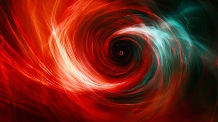 Poster - Spiral vortex surrounded by celestial energy fields and cosmic undulating spirals creating a stunning visual experience