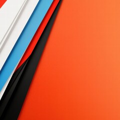 Poster - Assorted bunch of different colored papers stacked together creating a vibrant and artistic display