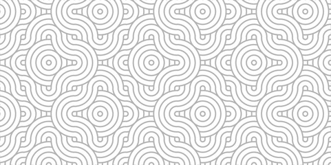 Poster - overlapping pattern minimal diamond geometric waves spiral transparent and abstract circle wave line