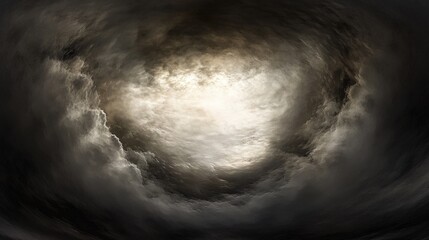 Poster - dramatic dark and cloudy sky capturing a mysterious atmosphere with abstract contrasting elements an