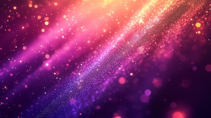 Poster - Dynamic blur of light creating an ethereal effect in a cosmic landscape representing the ambiance of space in hyper-detail visuals